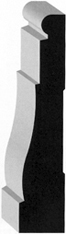 Image of OW445 Primed Finger Jointed Pine Casing